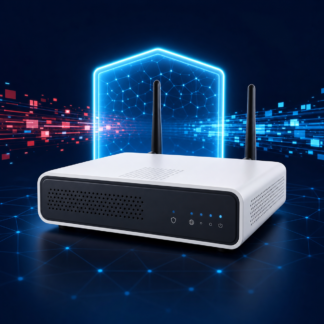 Firewall Appliance – eigenständige Cybersecurity-Illustration